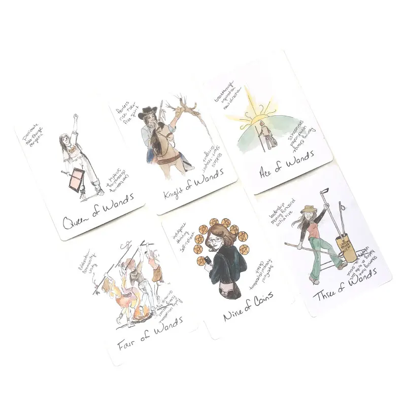 Hot sales Brokes Training Tarot Oracle Tarot Card Fate Divination Prophecy Card Family Party Game Toy Tarot 3