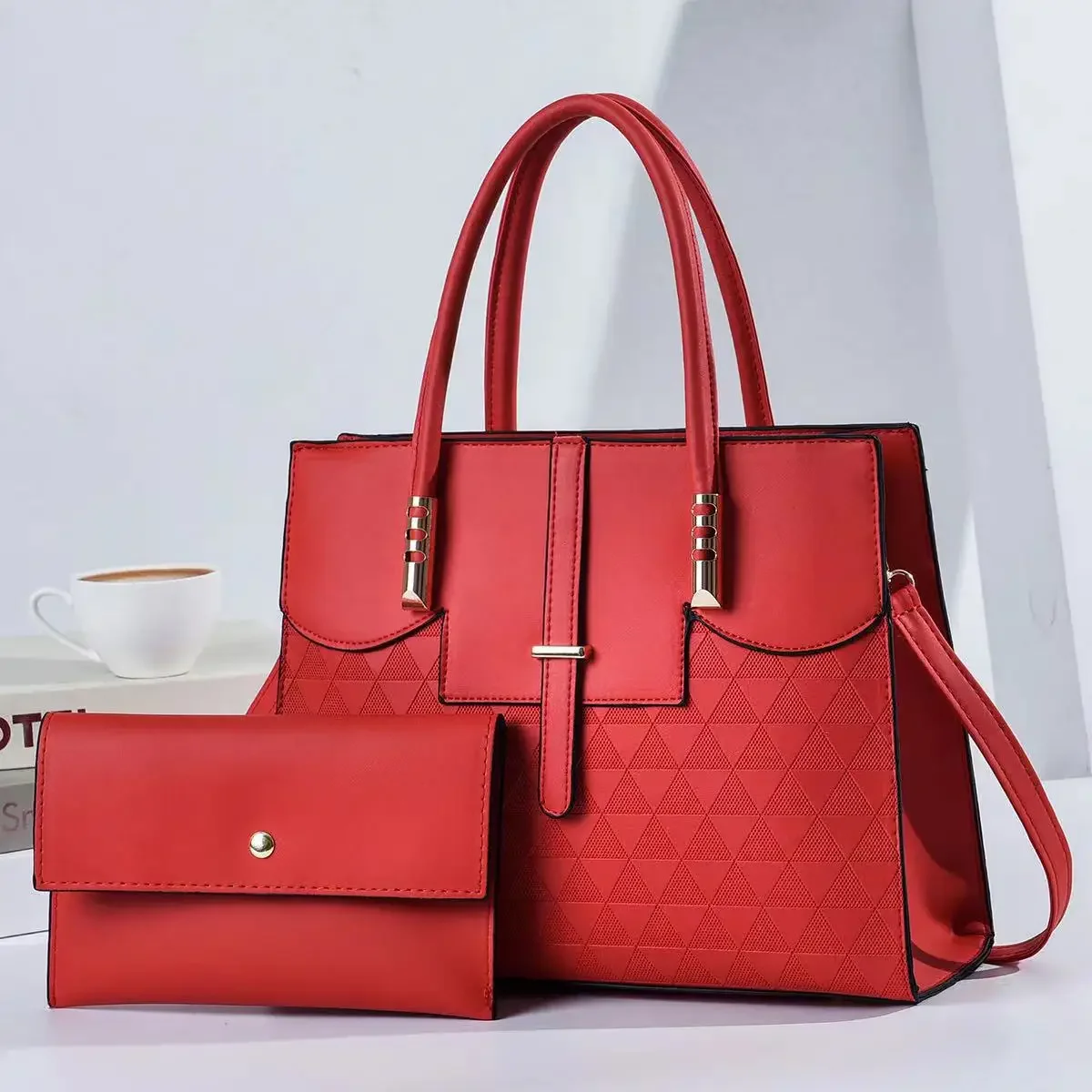 Hot Sale Of The Season New Fashionable PU Women's Handbag Set Crossbody Stylish Shoulder Bag
