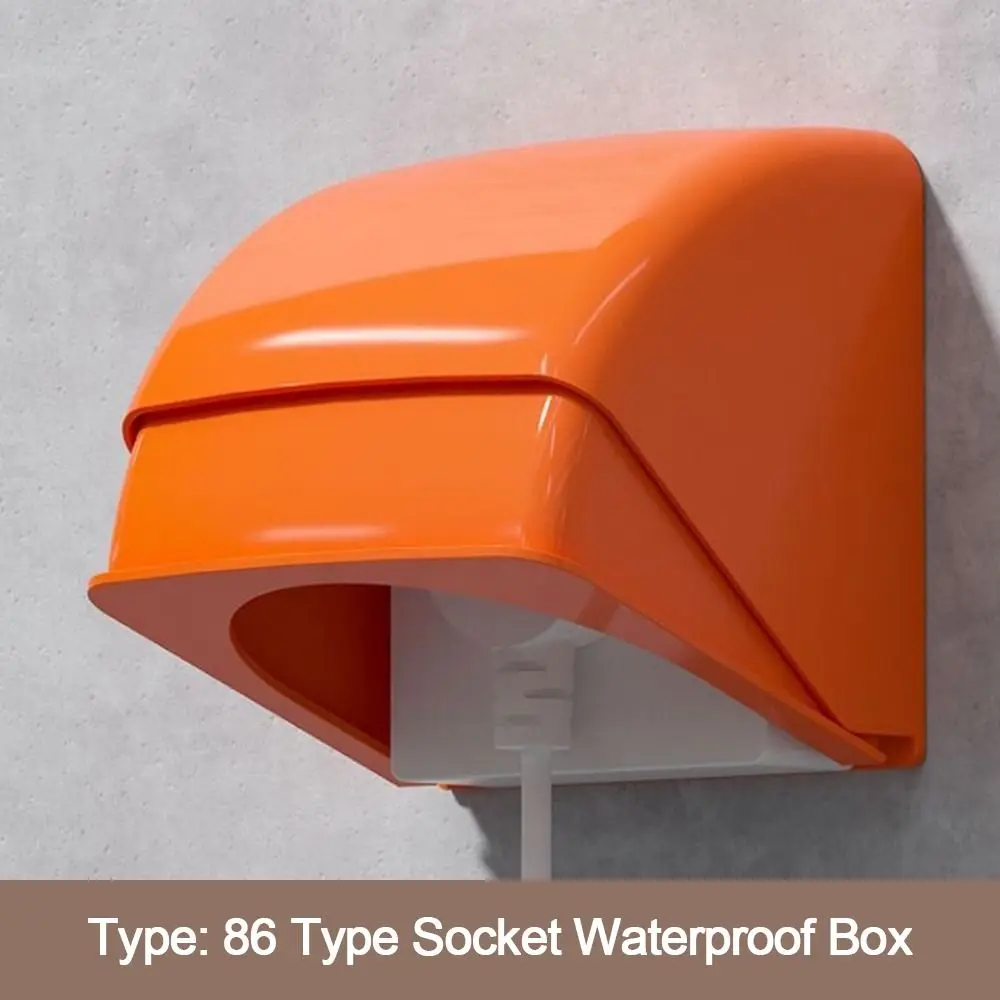 Socket Protective Cover 1PC 86 Type Electric Plug Rainproof Cover Protection Socket Outdoor Socket Cover Box Waterproof Box Switch Protective