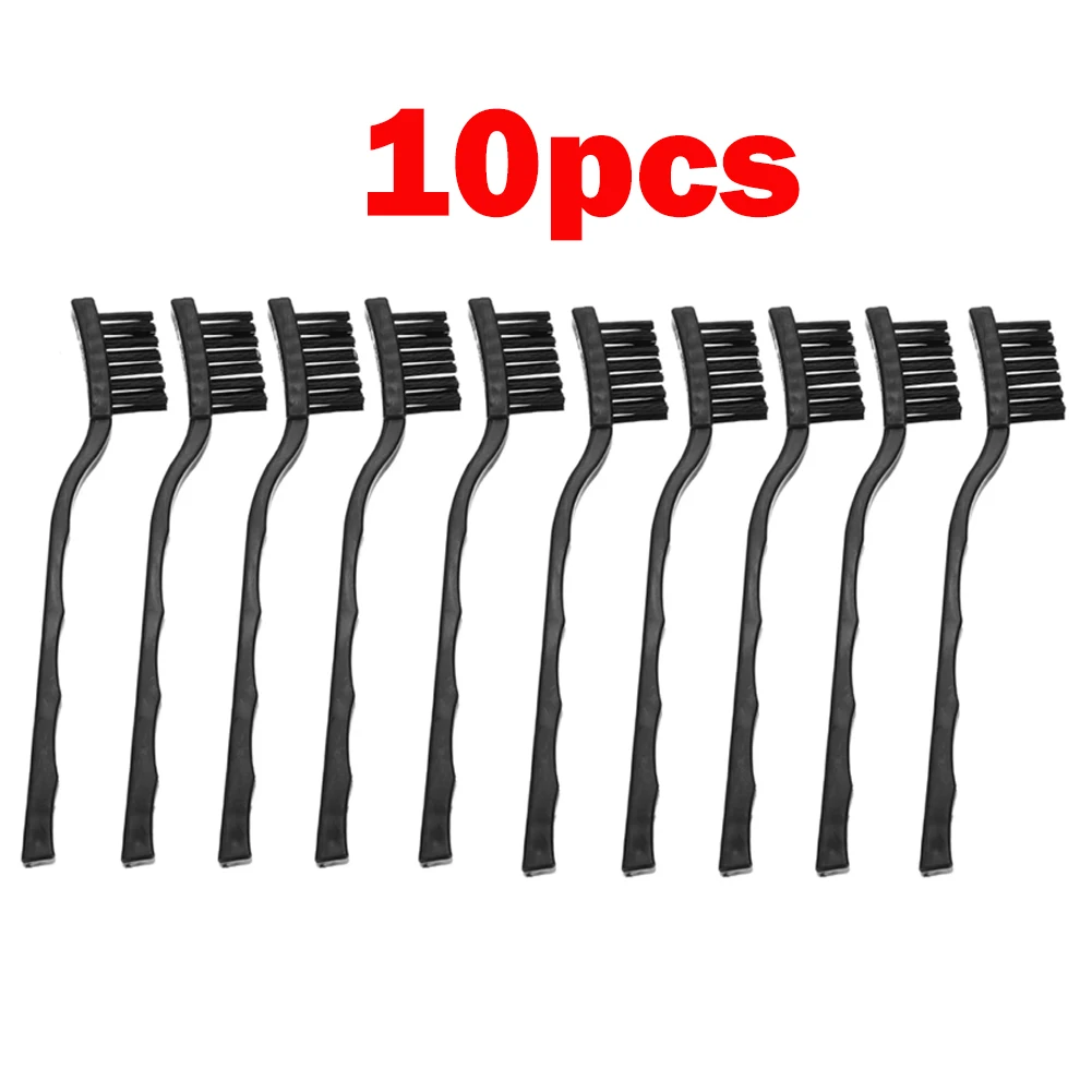 5/10pcs 정전기 방지 ESD 청소 브러시 정전기 방지 ESD 브러시 전자 부품 비 슬립 핸들 청소 브러시 PCB SCD