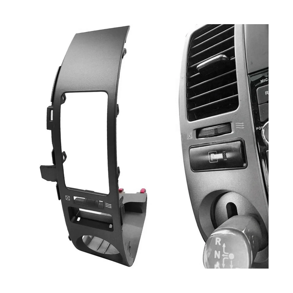 

Left Side Central Console Dashboard Air Vents Trim Frame for Toyota Prius 2004-2009 Air Conditioner Outlet Panel