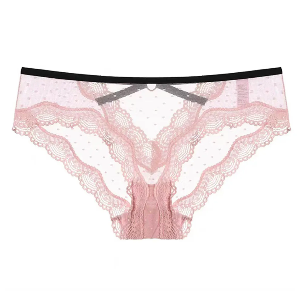 Women Lace Seamless Underpants String Transparent Hollow Back Thong G-String Sexy Thin Panties Underwear Briefs Lingere