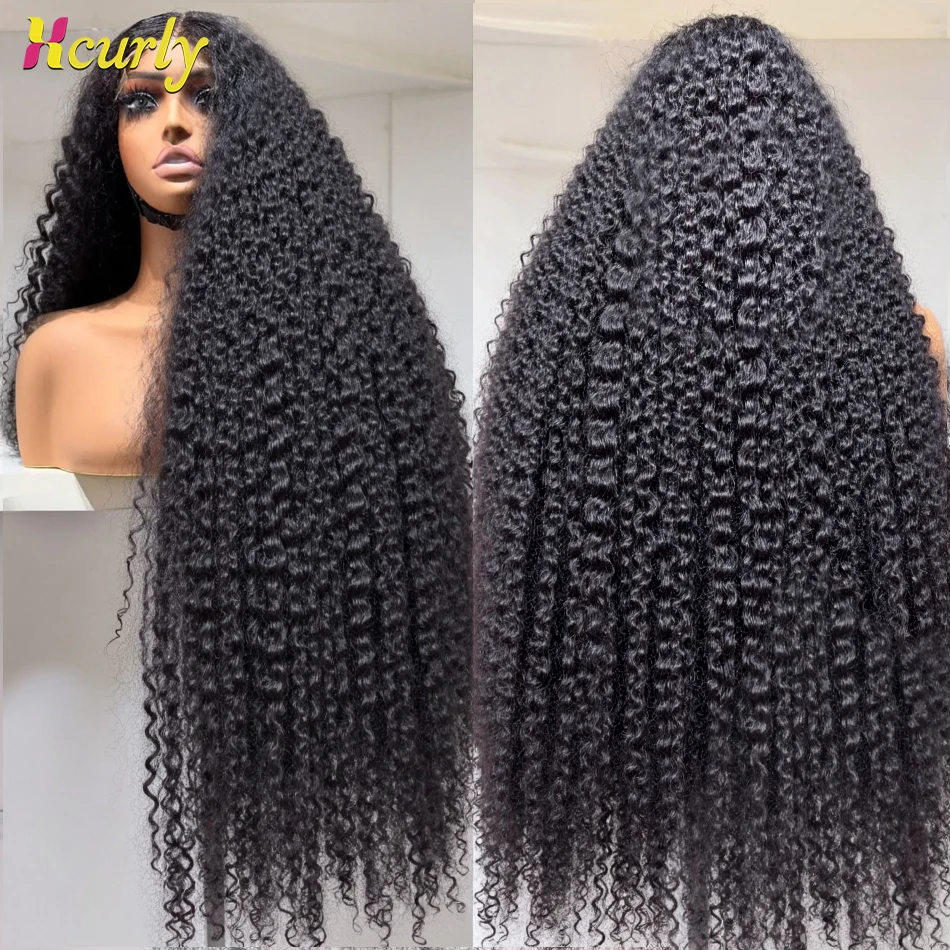 Xcurly Curly 13x6 HD 30 34 Inch Deep Wave Lace Front Human Hair Wigs 13x4 Transparent Lace Frontal Wig 5x5 Glueless Remy Wig 1