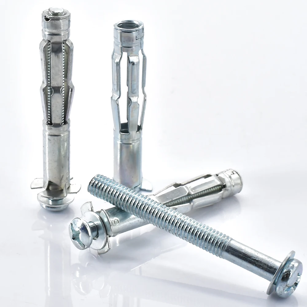 Drywall Anchors Metal Expansion Bolt Plasterboard Gypsum Wall Ceiling M4 M5 M6 M8,expansion bolt set