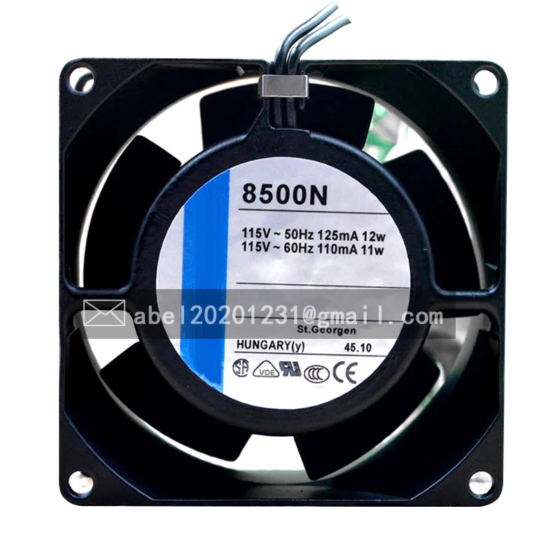 

BRAND NEW ORIGINAL 8500N 8500 N AC 115V 11W/12W COOLING FAN 8038 8CM 80*80*38MM