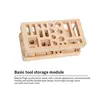 Wooden Model Tools Kit Organizer Rack For DIY Model Building Making Tool Storage Hobby Tools Holder Crafts Tools Rack Stand 3
