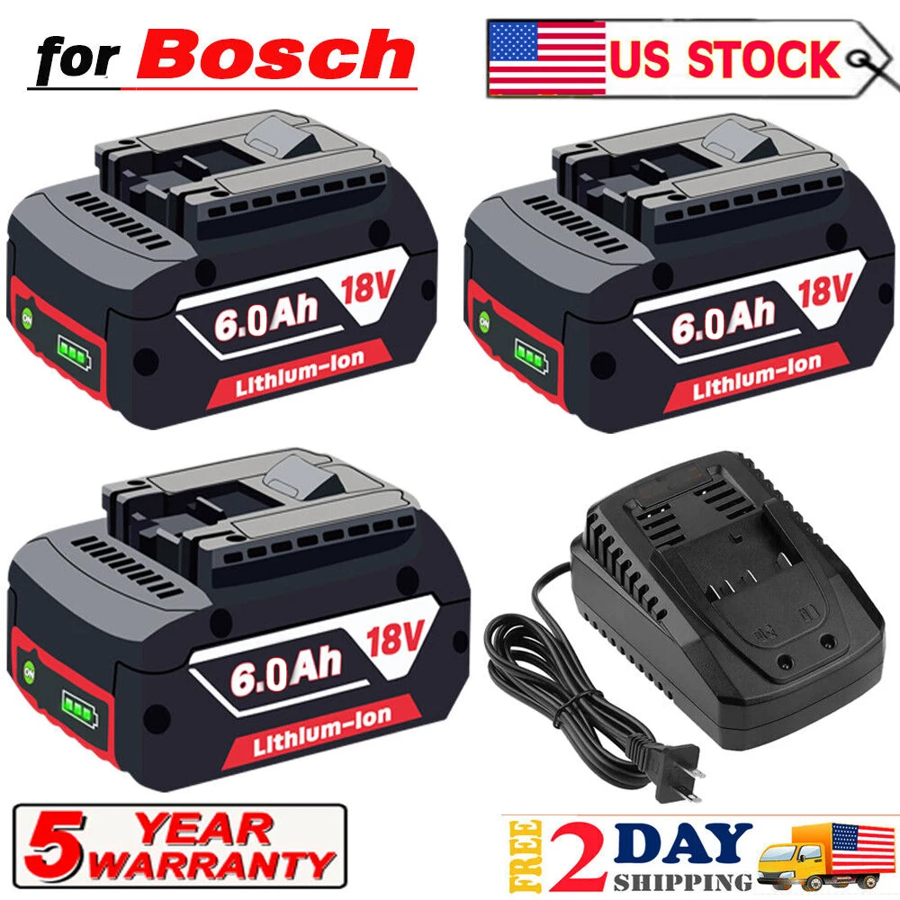4×18V 7.0Ah BAT609 Li-on Pour Bosch Professional Batterie GBA 18V BAT618 BAT620 BAT610G GSR GSB GBH GDR GDS GKS GSA GSK 260736092 2607336169 - Foto 6