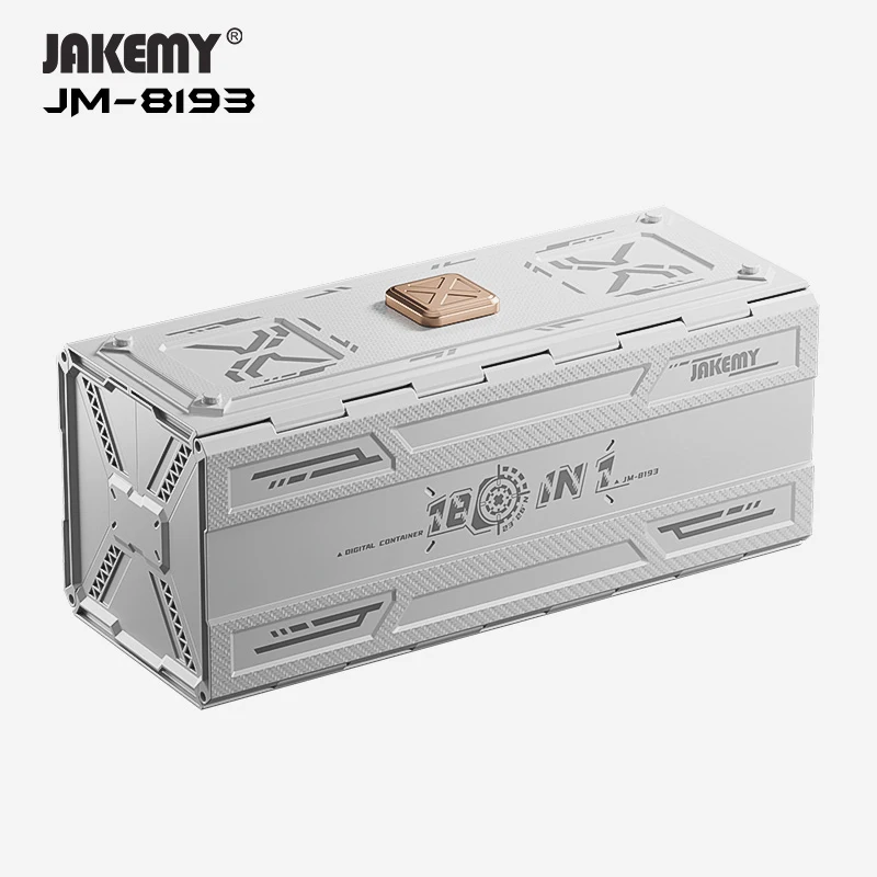 JAKEMY JM-8193 180-IN-1 Precision Cordless Electric Screwdriver Set Magnetic Bits Mobile Phone Glasses Electronic Repair Tools 3