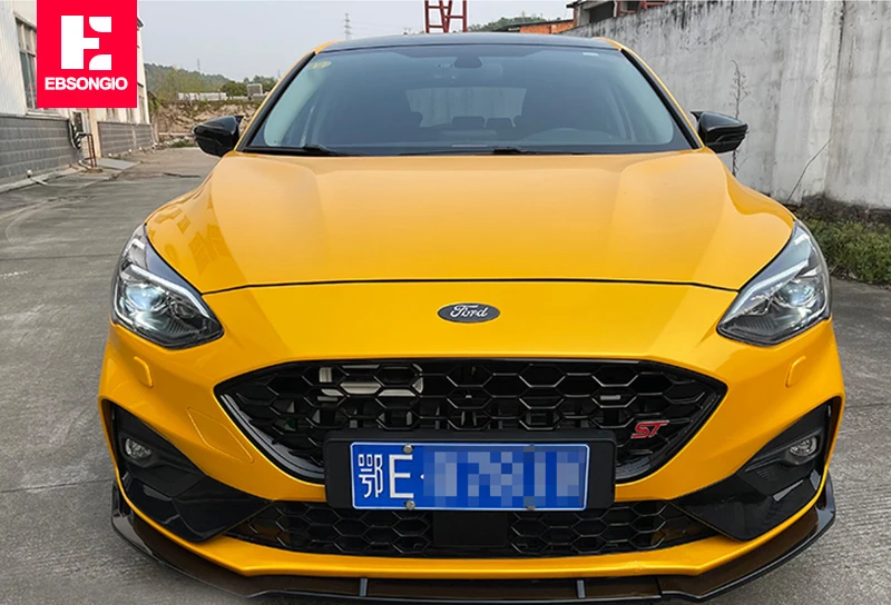 Weiß Auto Frontgrill Turbo Lufteinlass Entlüftungs für Ford Focus MK4  2019-2020