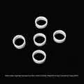 White rings 5pcs