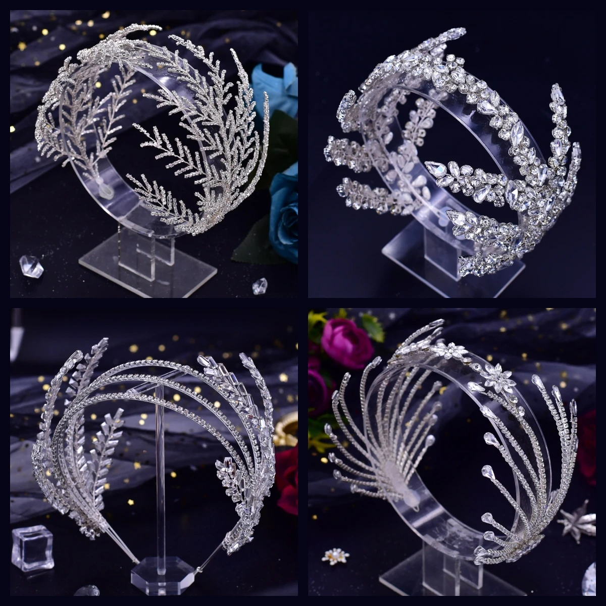 

Потрясающая модная женская повязка на голову HP496, женская свадебная головная повязка, свадебные аксессуары для волос, головной убор для невесты