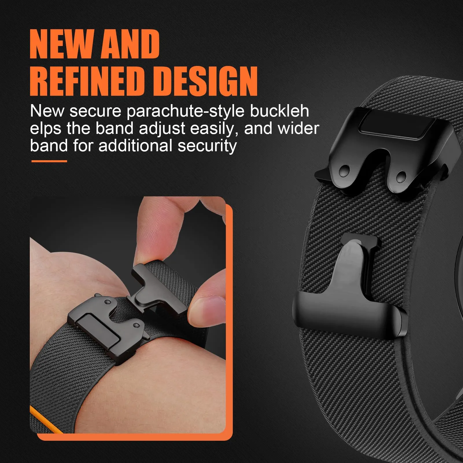 Parachute Belt Sport Nylon Elastic Bracelet Strap for Pixel Watch Accessories