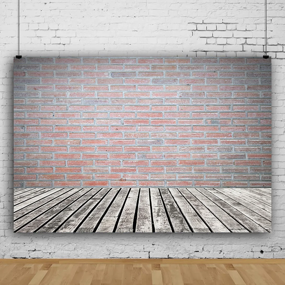 

Vinyl Custom Photography Backdrops Prop Brick Wall Theme Photo Studio Background ZQQ-01