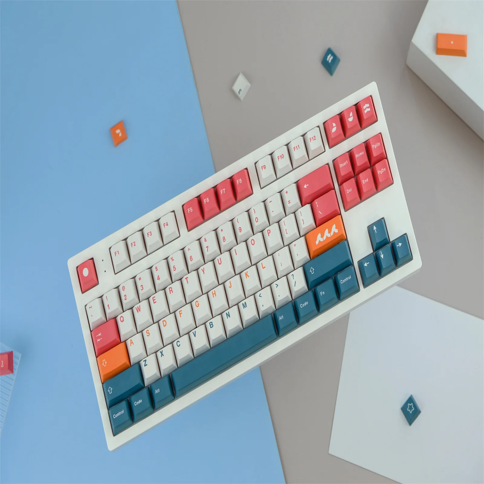 GMK 솔트 레이크 키 캡 129 키 PBT 키 캡 체리 프로파일 DYE-SUB 맞춤형 키 캡 MX 스위치 기계식 키보드