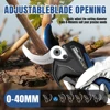 40MM  Pru-40 Electric Tree Branches Garden Tools Cordless Pruner Lithium-ion Pruning Shear Efficient ScissorsBonsai 2