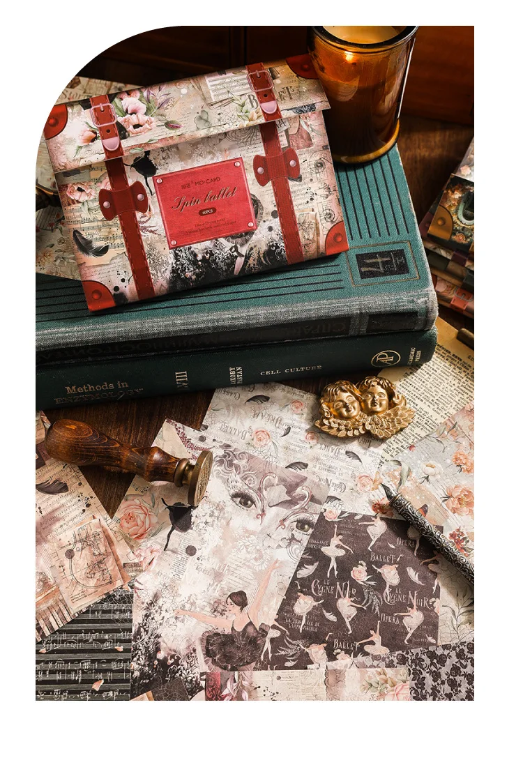 60 Sheets Vintage Like A Dream Series Decorative Paper