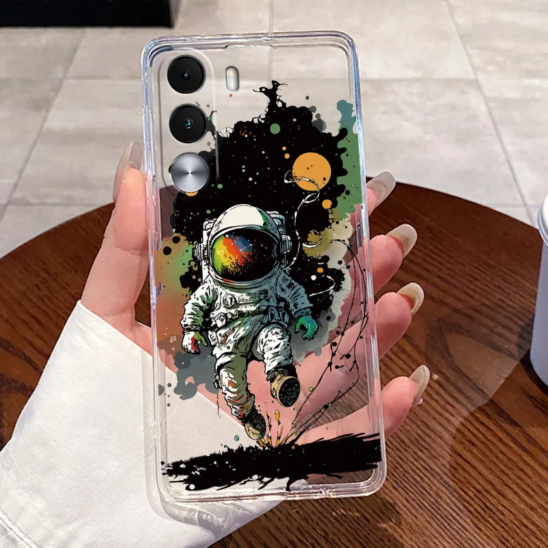 Aesthetic Cute Cat Soft Silicone Transparent Phone Case