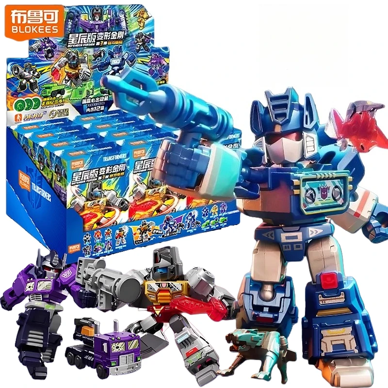 New BLOKEES Transformers Grimlock Soundwave Assembly Block Model