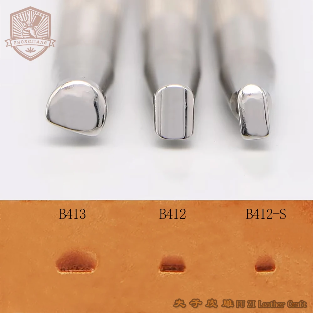 Smooth Bevelers B412-S B412 B413 30°Leather Work Stamping