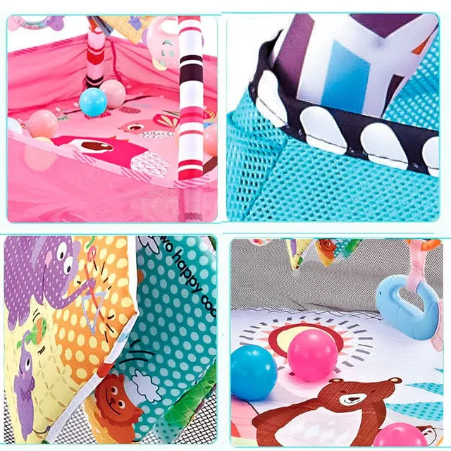 Safe Crawl Indoor Play Fence & Baby Mat
