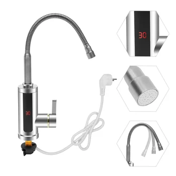 3000W 360 ° Instant Electric Faucet for Quick Heating Faucet Water Heater for Heating and Cooling 1