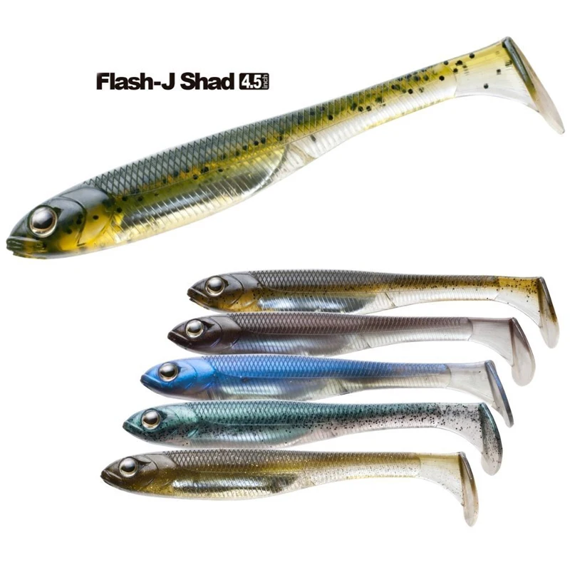 OriginalFlashJShad45TTailSoftBaitFishingLure11cm12g