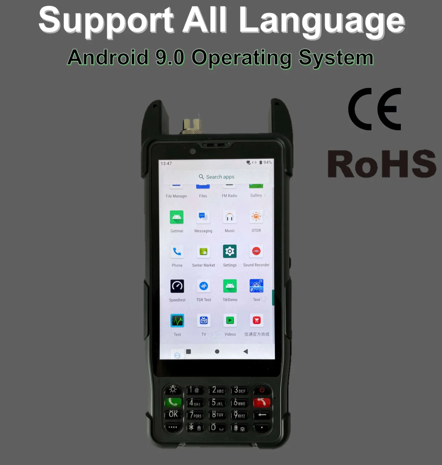 S337V2 Telecom Test PDA Support Gigibit Speed Test OTDR TDR