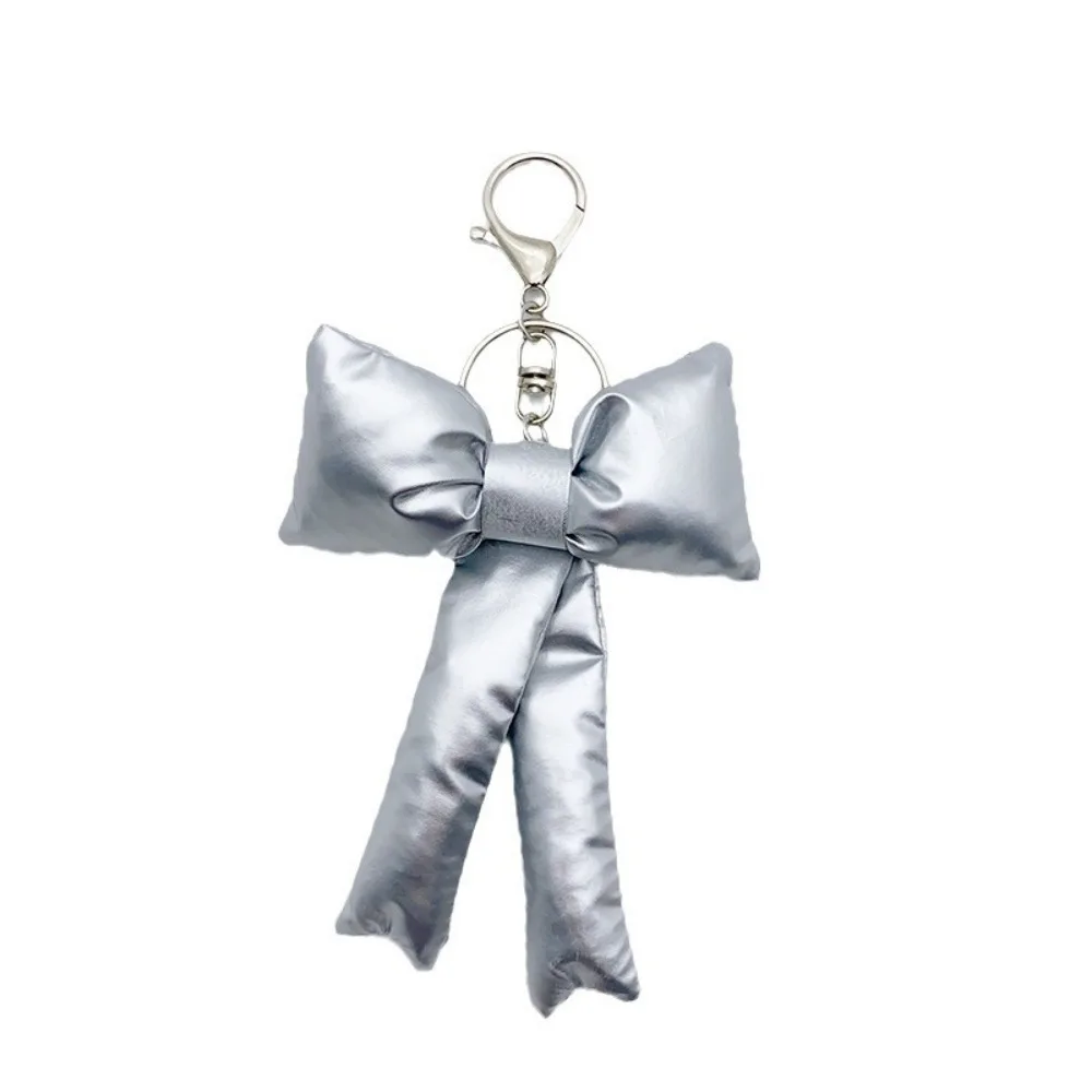 Korea Fashion Big Bow Keychain Cotton Filling Bowknot Key Chains for Women Y2K Bag Pendant Girlfriend Kpop Jewelry Gifts