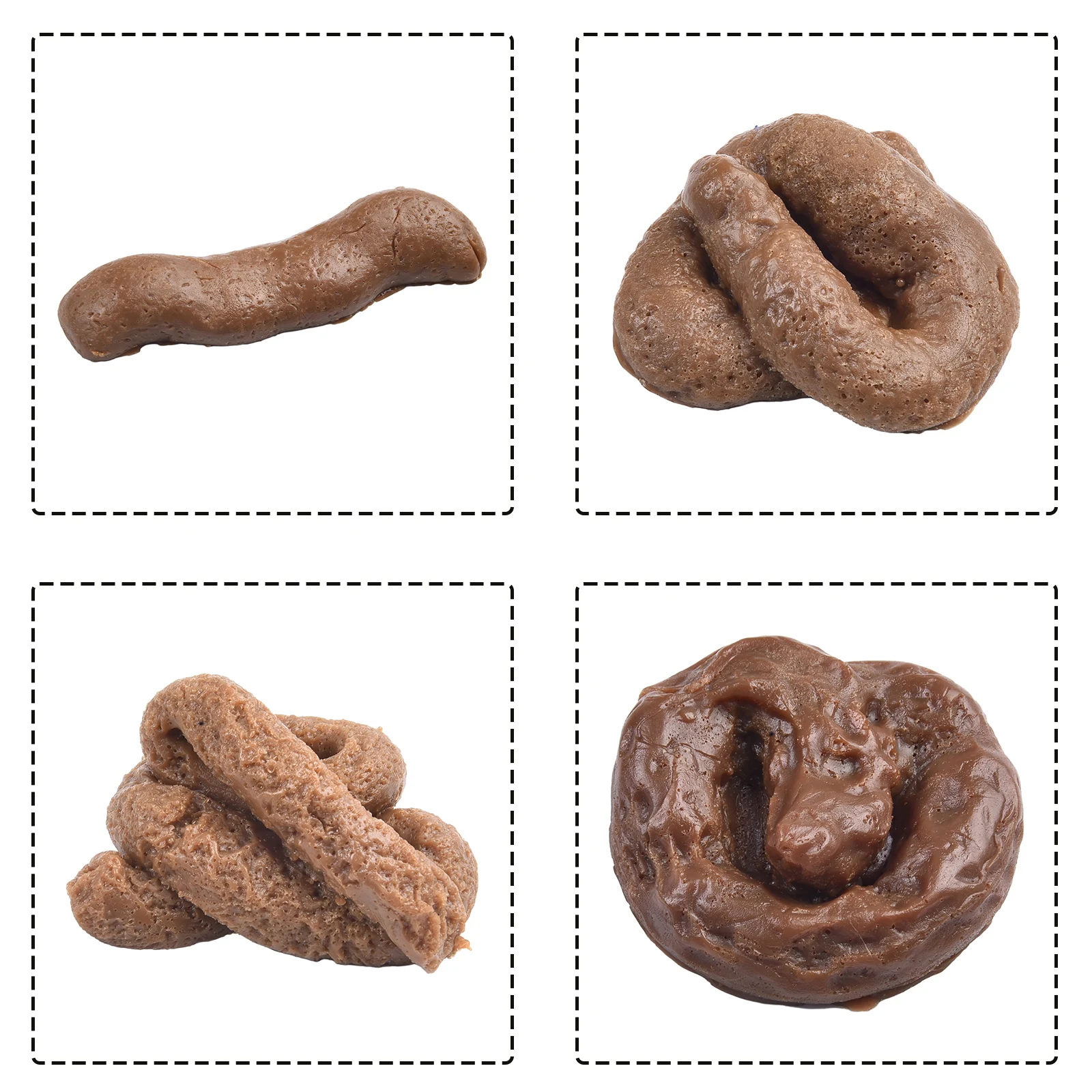 Fake Dog Poo Realistic Reusable Rubber Pranks