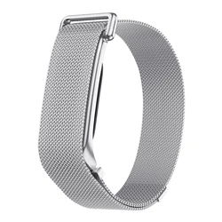 Magnetic Milanese Stainless Steel Quick Release Breathable Wristband Strap (Silver)