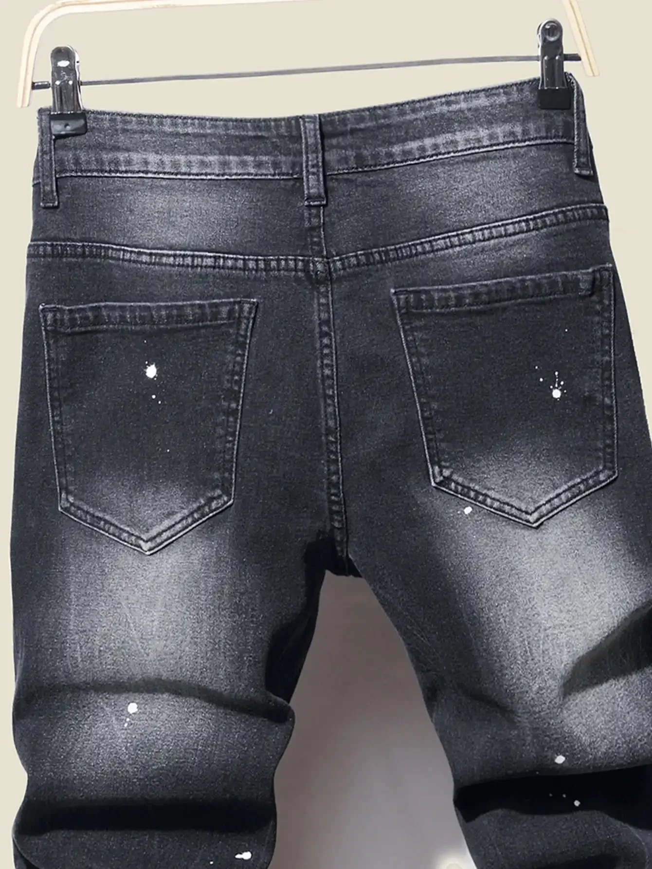【COLOR iN ID】damage hole black jeans 617C37sSP1L._UY1000_.jpg