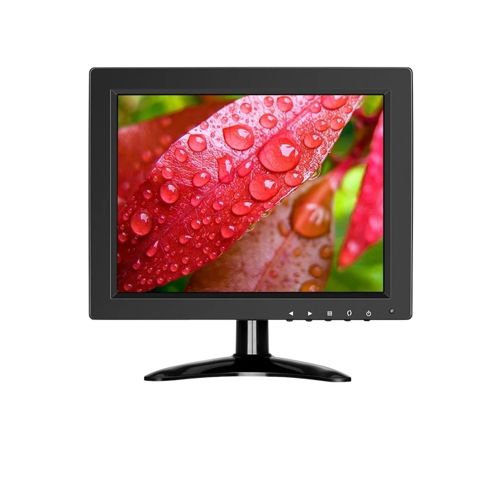 

New 10 inch IPS HDMI 1024x768 CCTV Security Monitor HDMI Small TV Computer Display for PC LCD Screen 4:3 with BNC HDMI VGA AV