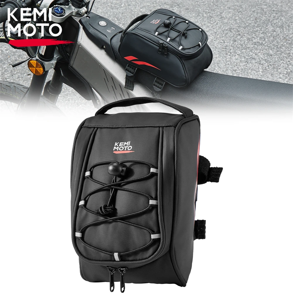 KEMIMOTO Motorcycle Front Frame Bag Tool Storage Bag for Surron