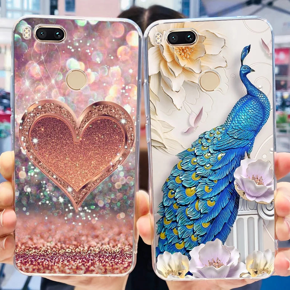 Stylish Painted Clear Silicone Soft Case - Fashionable Protection