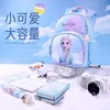 30CM Original Disney New Kindergarten School Bag Cartoon Elsa Backpack Fashion Boy Girl Baby Kids Backpack Frozen 2 Travel bag 6