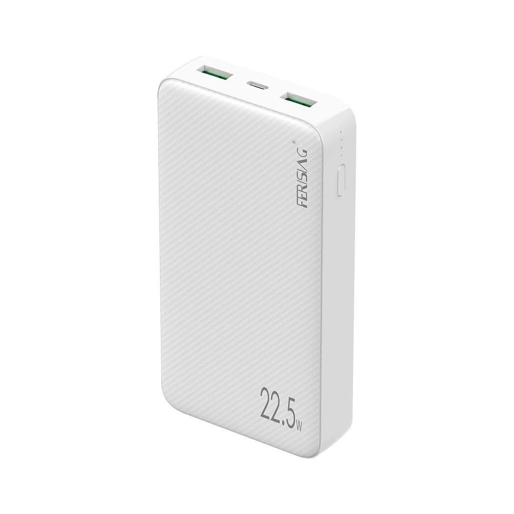 FERISING Mini Power Bank 20000mAh 22.5W Quick Charging External Battery Charger VOOC PD3.0 QC4.0 20000 mah Fast Charge PoverBank usb c portable charger Power Bank