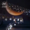 JIANWU 30mm*200cm Star Curtain Series Vintage Material Collage Landscaping PET Tape Creative DIY Journal Stationery 2