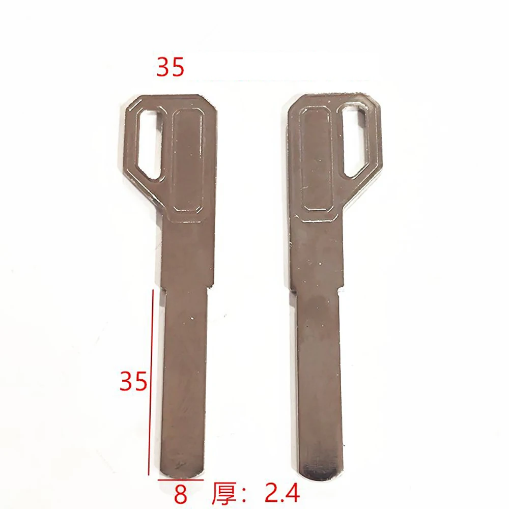 Lock Key Blanks Lock Cylinder Double Sided Flat Panel Padlock Key Blanks 10 pcs/lot