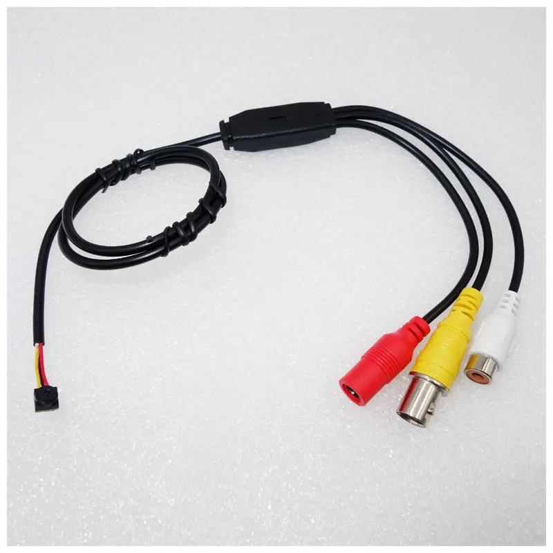 6*6mm Super mini AHD 1080P Camera module 25fps analog signal for CCTV DVR 12V BNC 1/4 CMOS distortionless endoscope camera 3