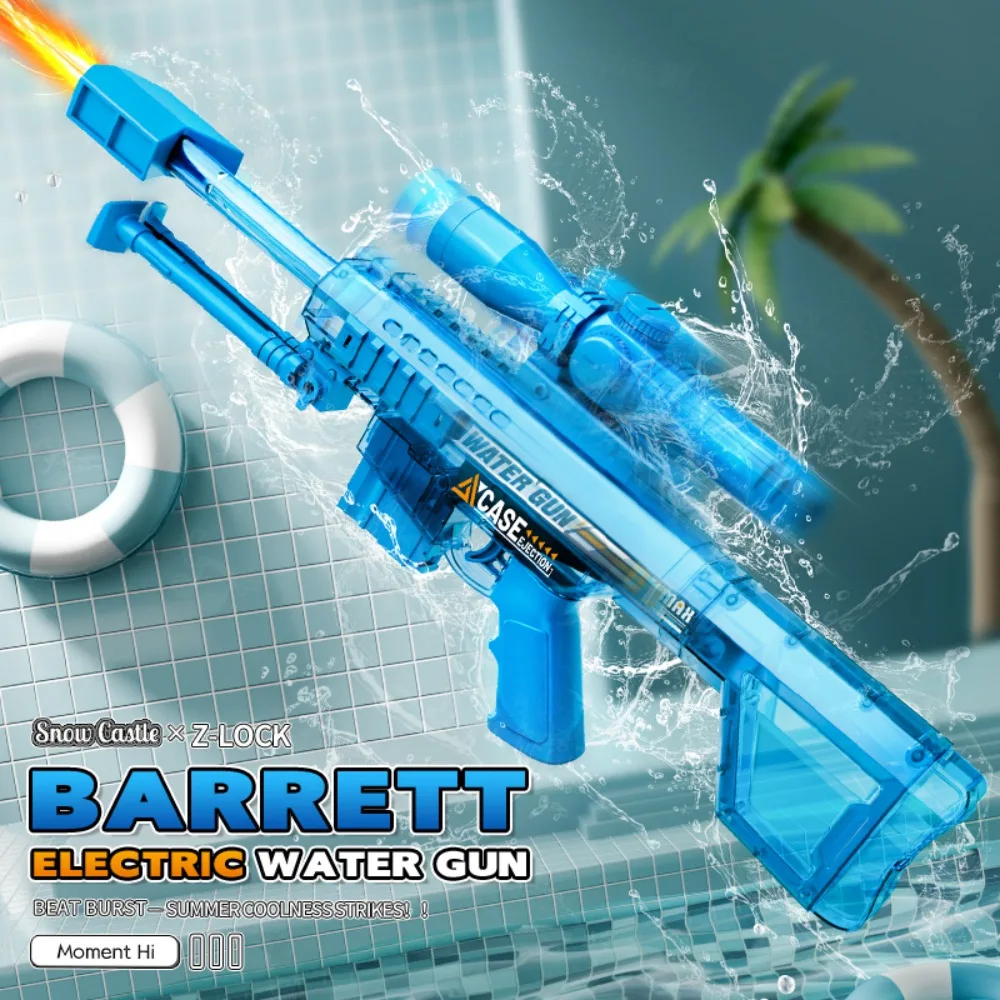 Electric Water Gun With Automatic And Manual Modes For Beach Pool_voghion.com