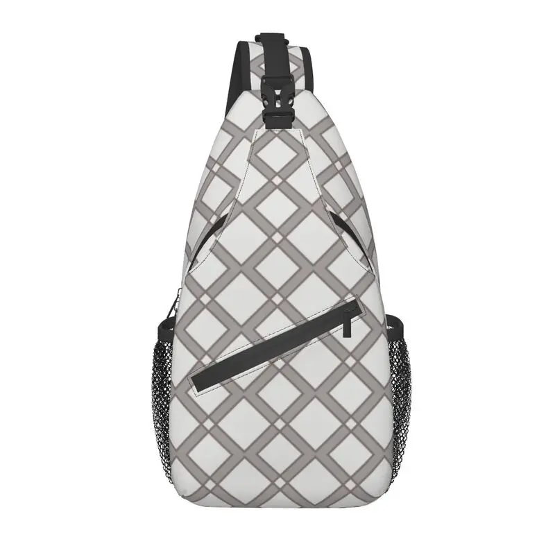 Small Crossbody Bag,Geometric pattern triangle retro style,Travel