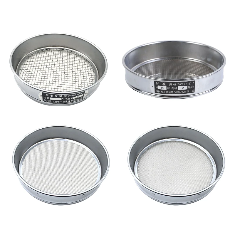 20cm Stainless Steel Laboratory Sieving Net with Chromed Body