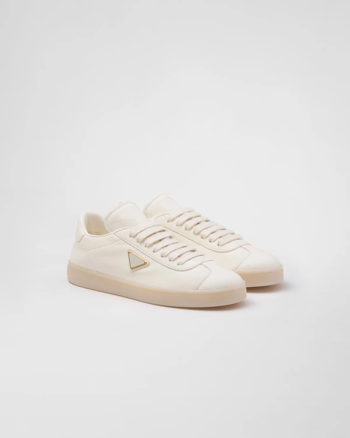 

Lane Leather Sneakers Signature Lace-up Logo Shoes