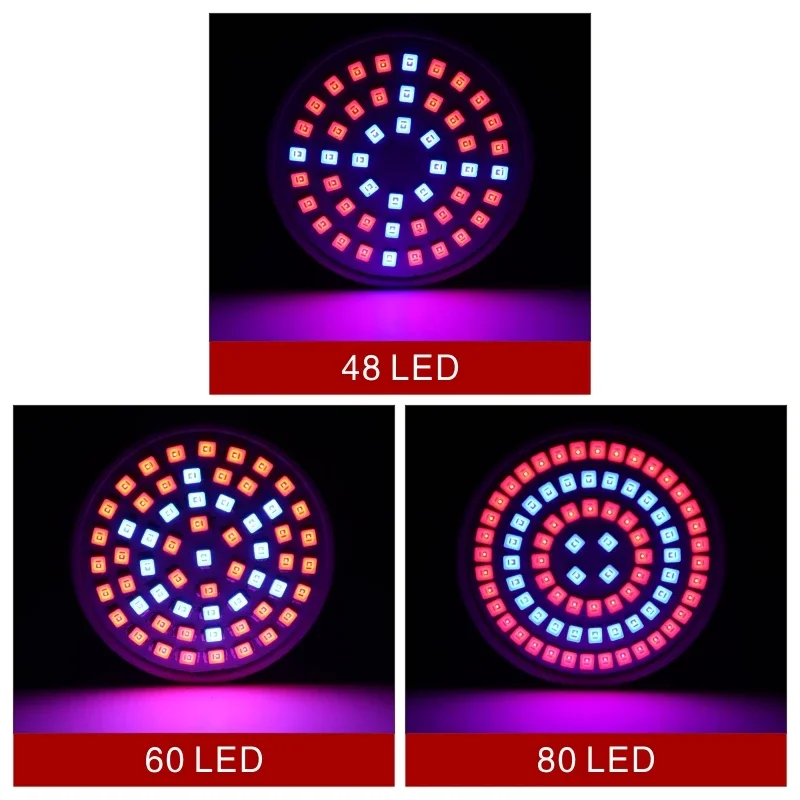 Led Grow Bulb E27 E14 GU10 MR16 B22 220V Hydroponic Growth Light 3w 4w 5w Full Spectrum For Flower Plant Hydroponic Growing Lamp led grow lamp led plant light
