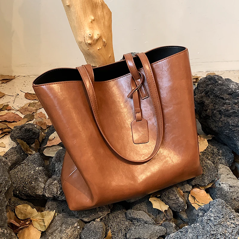 

Autumn/winter Vintage Large Capacity Bag 2022 New Women's Bag Popular Hot Sale Shoulder Bag Advanced Work Tote Bag