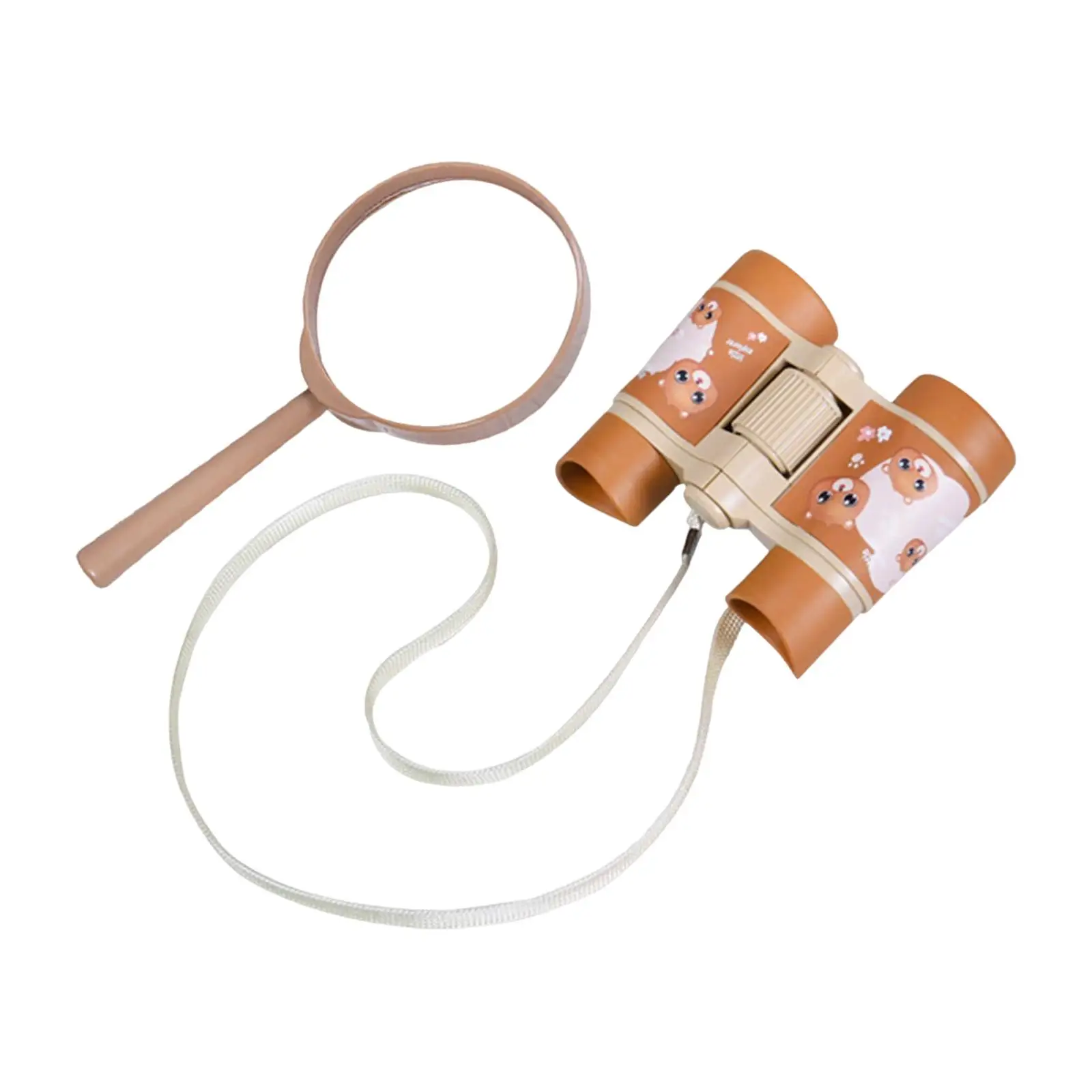 Adventure Binoculars and Magnifying Glass Set for Kids Outdoor Exploration