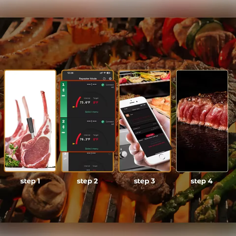 Wireless Bluetooth Meat Thermometer