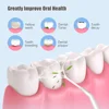 Oral Irrigator Portable Dental Water Flosser USB Rechargeable Water Jet Floss Tooth Pick 4 Jet Tip 220ml 3 Modes IPX7 1400rpm 5