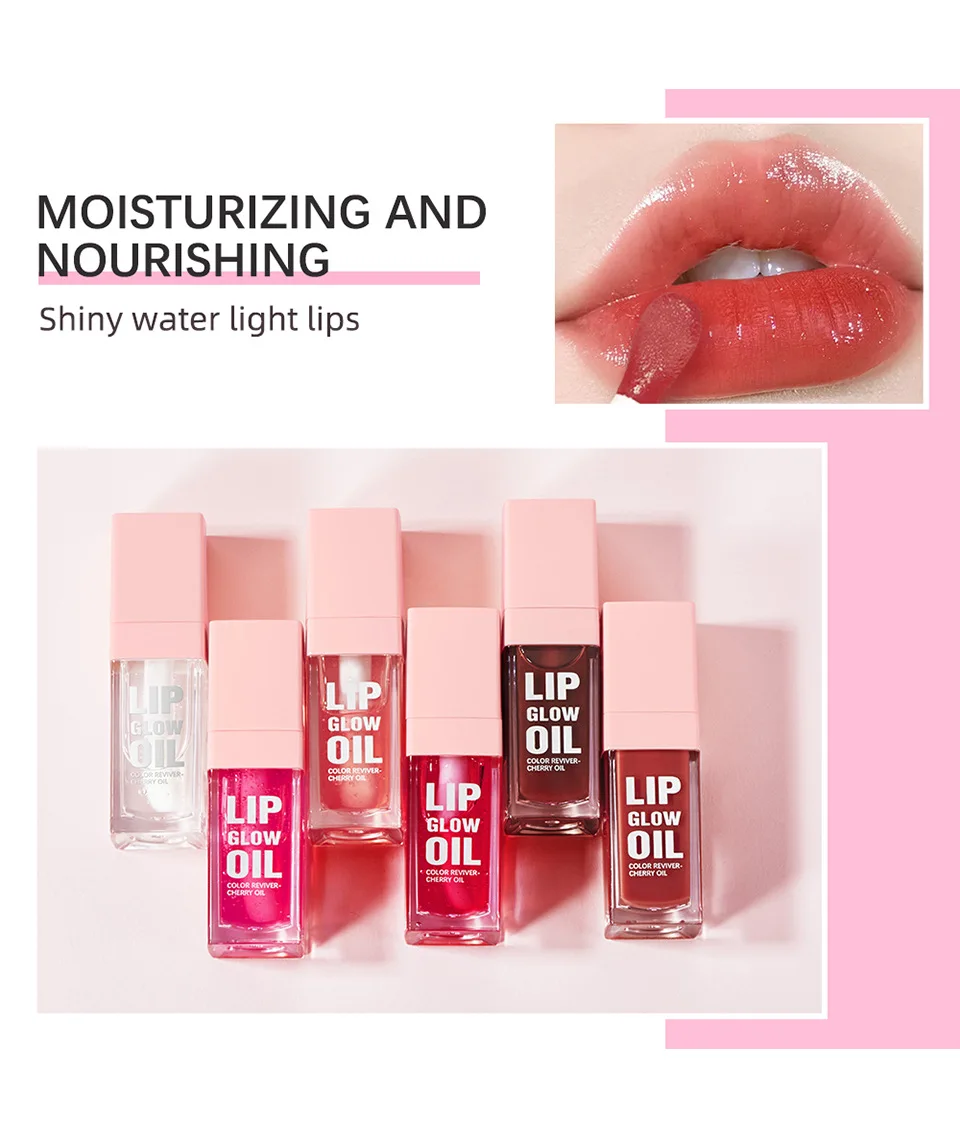 Moisturizing Lip protection Oil Lip Gloss Makeup Volumising Lip Plumper Oil Lip Stain with Natural Lip Oil Lip Care Cosmetics 3