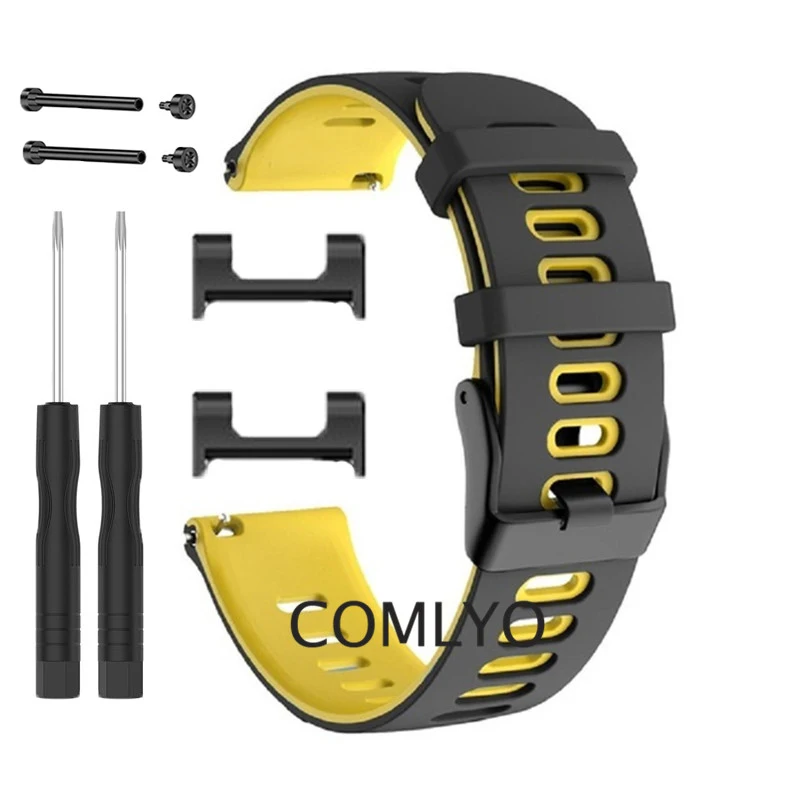 Amazfit T-Rex Pro 스트랩 실리콘 스마트워치 손목밴드 T Rex 커넥터 스크류 로드 핀 어댑터 액세서리